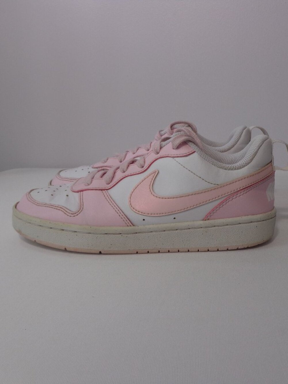 Nike‎ Court Borough Low Recraft Girls Pink Shoes Sneakers DV5456-105 Size 4Y